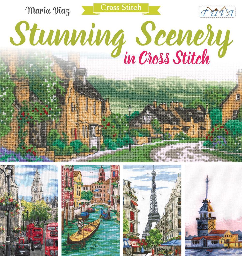 stunning scenery in cross stitch