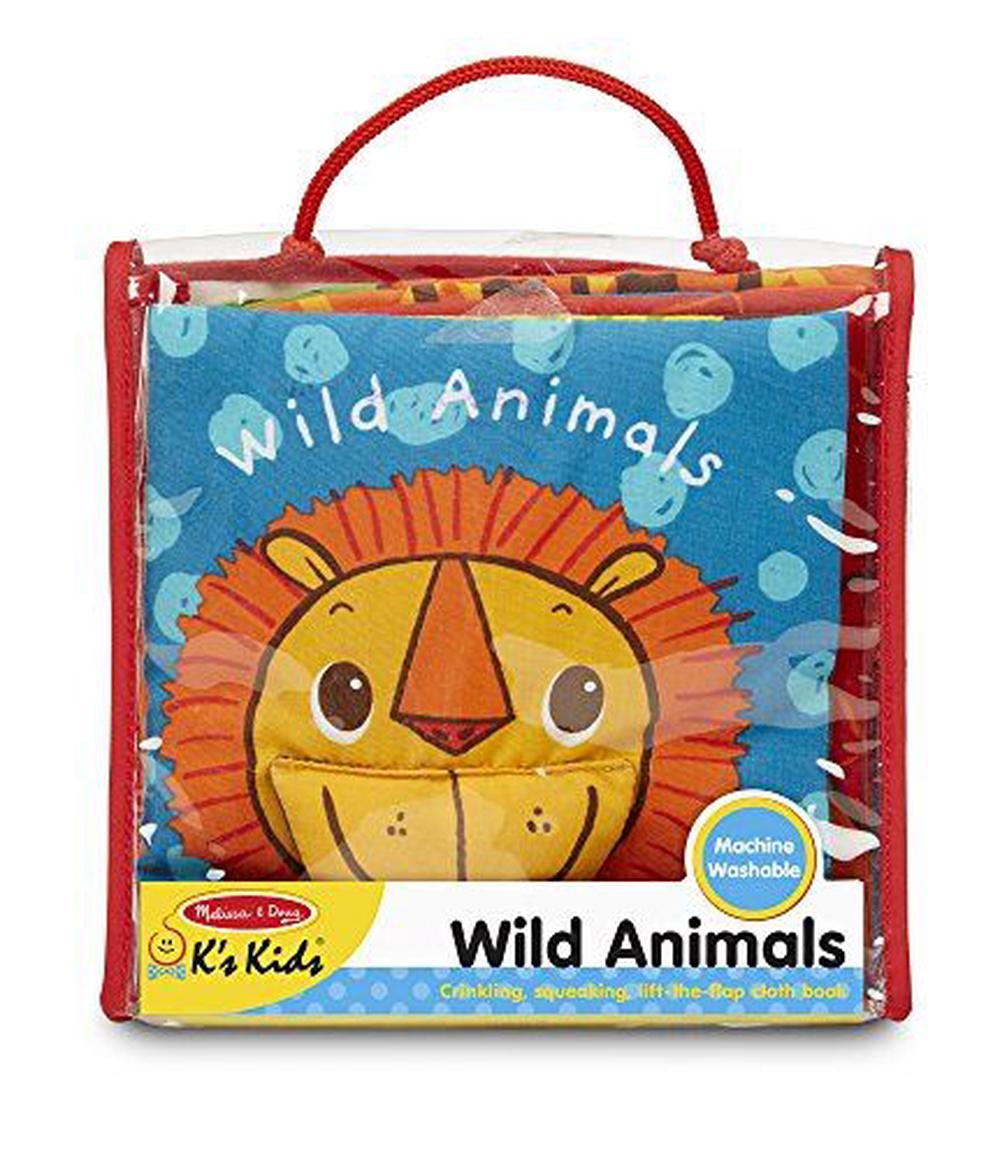 Soft Activity Book - Wild Animals - Melissa & Doug Free Shipping ...