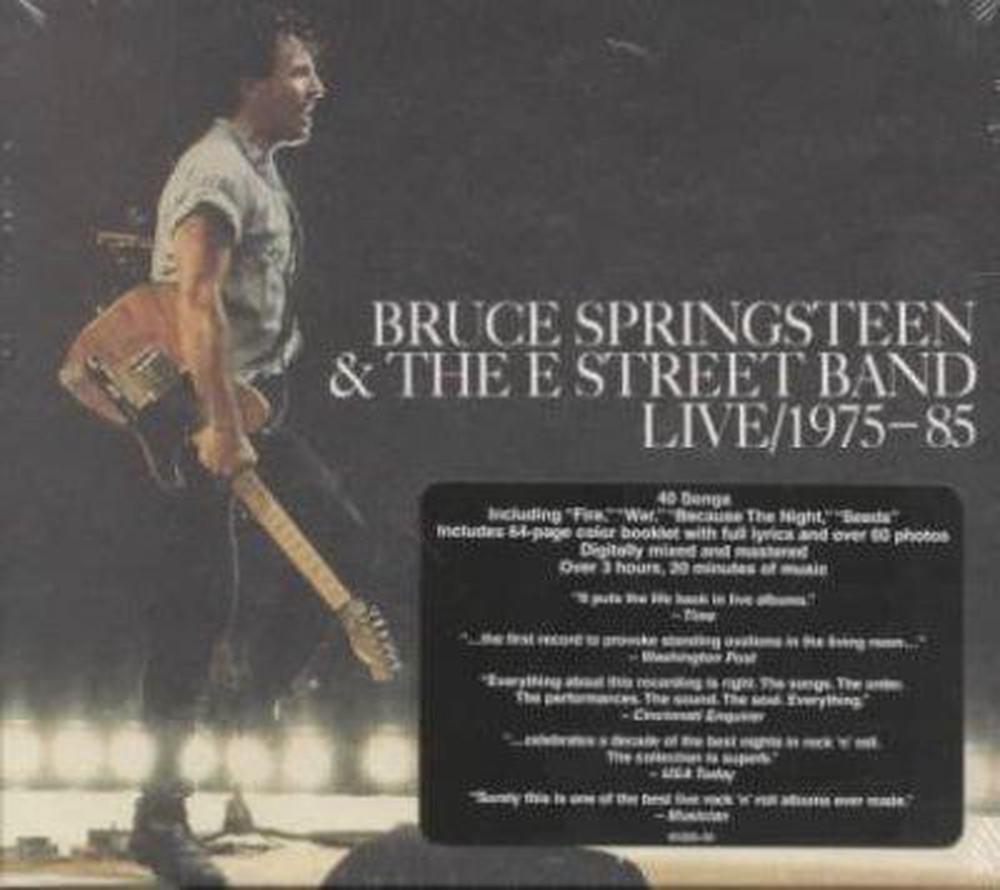 Live 19751985 Bruce Springsteen Compact Disc Free Shipping! eBay