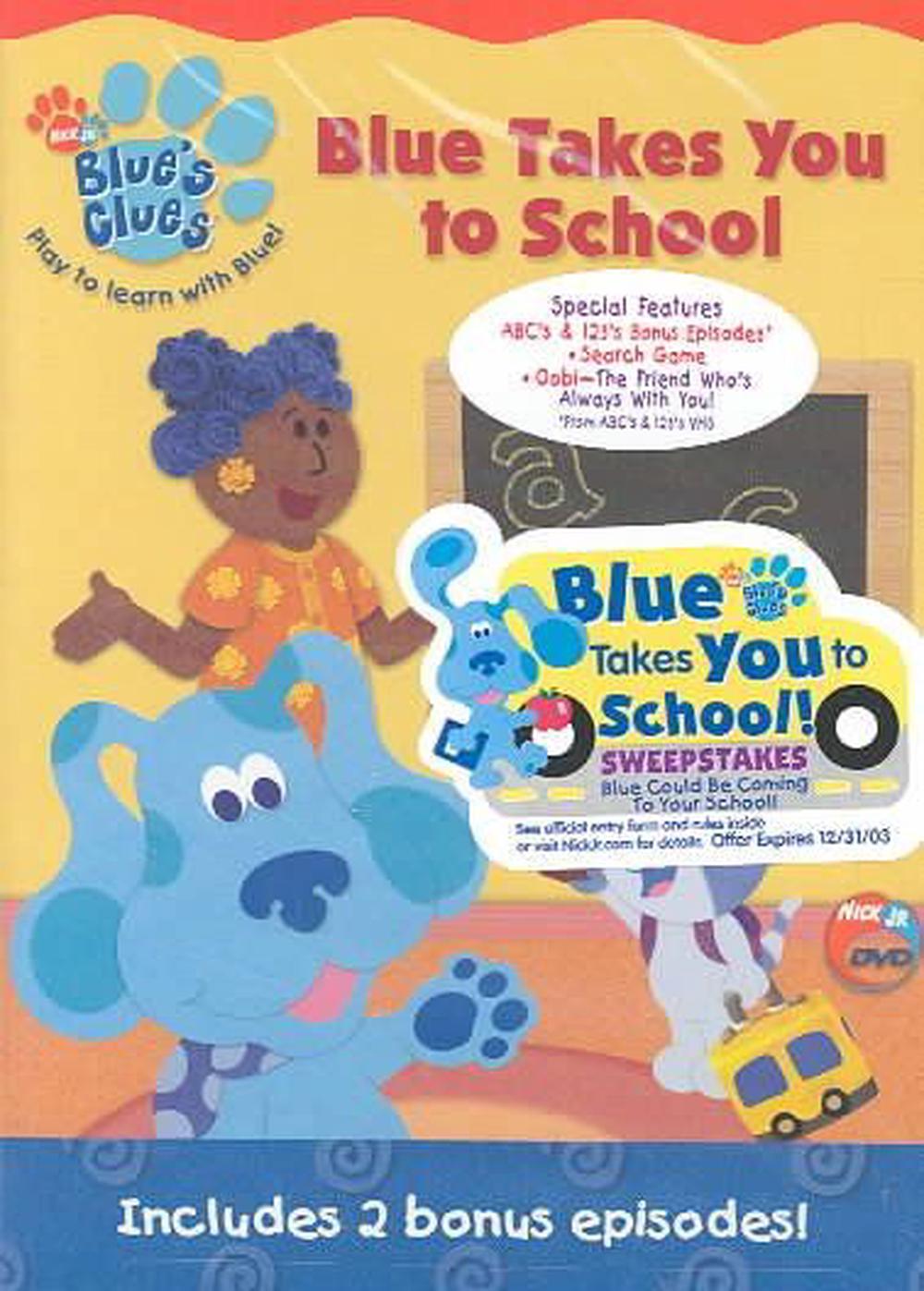 Blue's Clues:blue Takes You to School - DVD Region 1 Free Shipping! | eBay