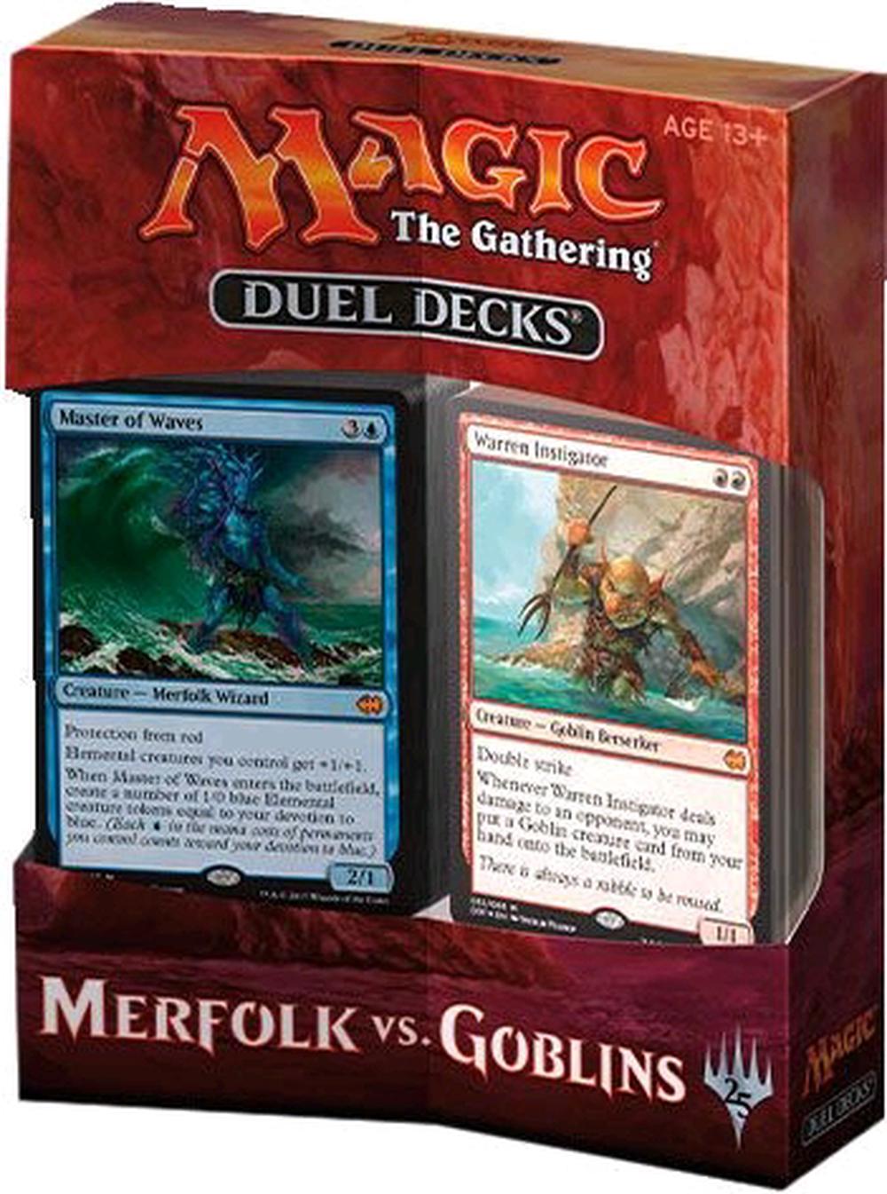 Magic The Gathering - Merfolk vs Goblins Duel Decks - Wizards of the ...