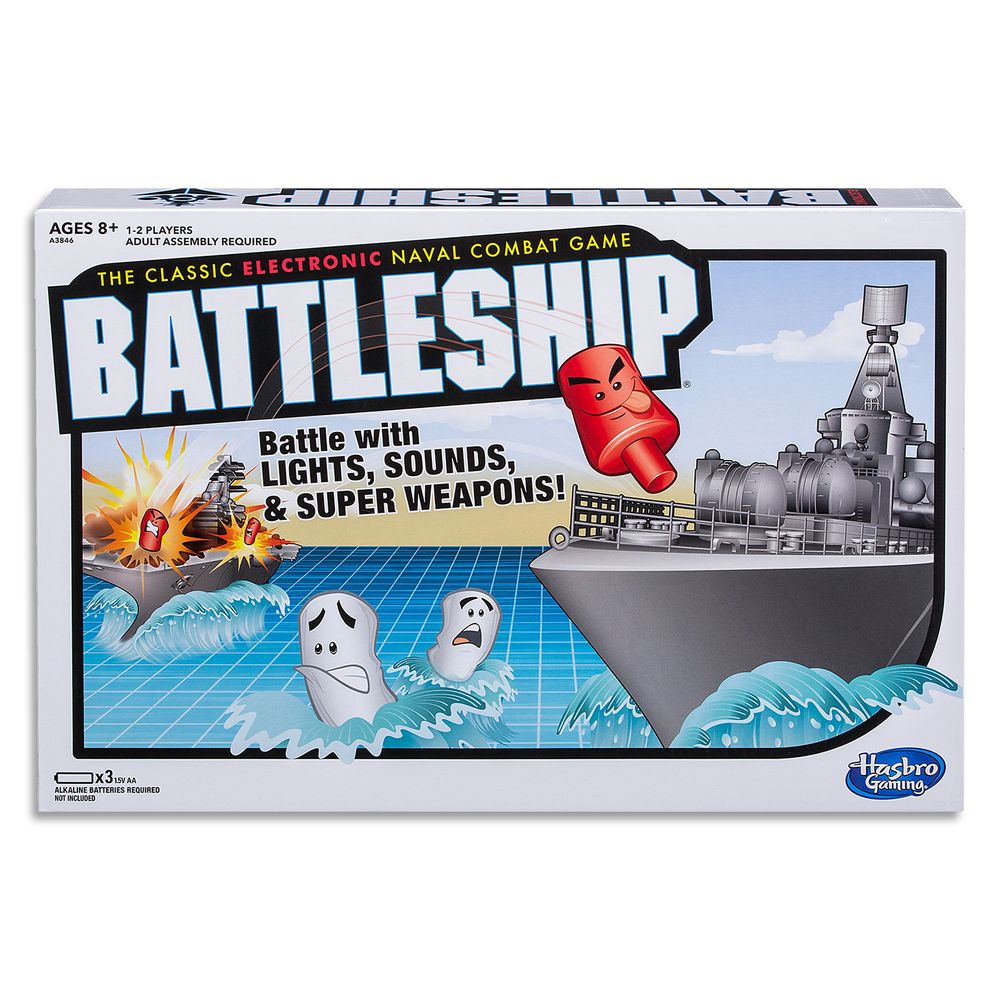 Battleship Electronic Sea Battle Family Board Game Kids Toy Hasbro Gaming Free Ebay