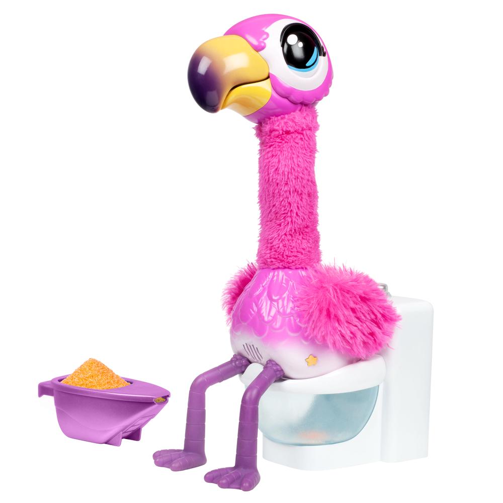little live pets gotta go flamingo interactive plush toy