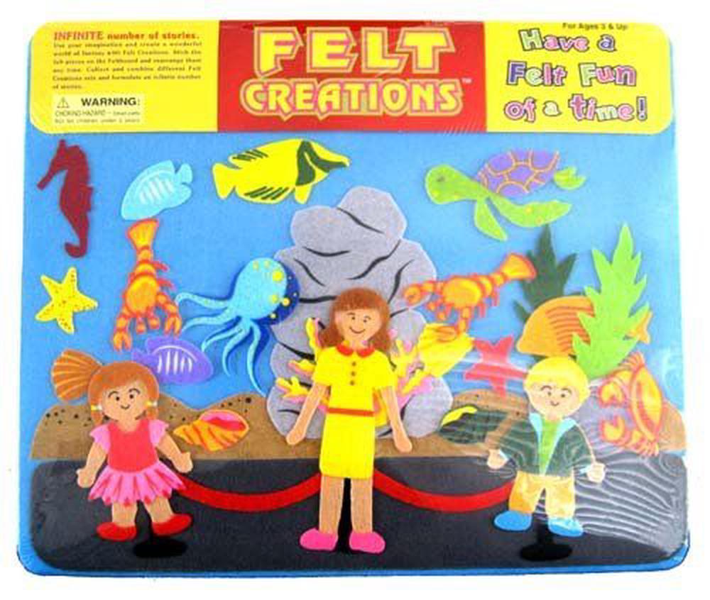 Aquarium Felt Creations Play Set Free Shipping! 657758092322 eBay