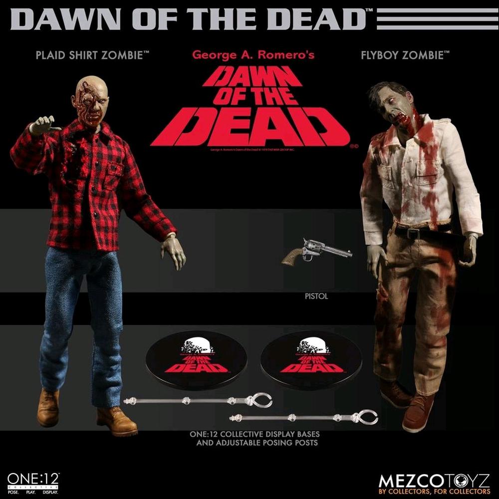 Dawn Of The Dead Collective Action Figure Box Set Mezco Toyz Free
