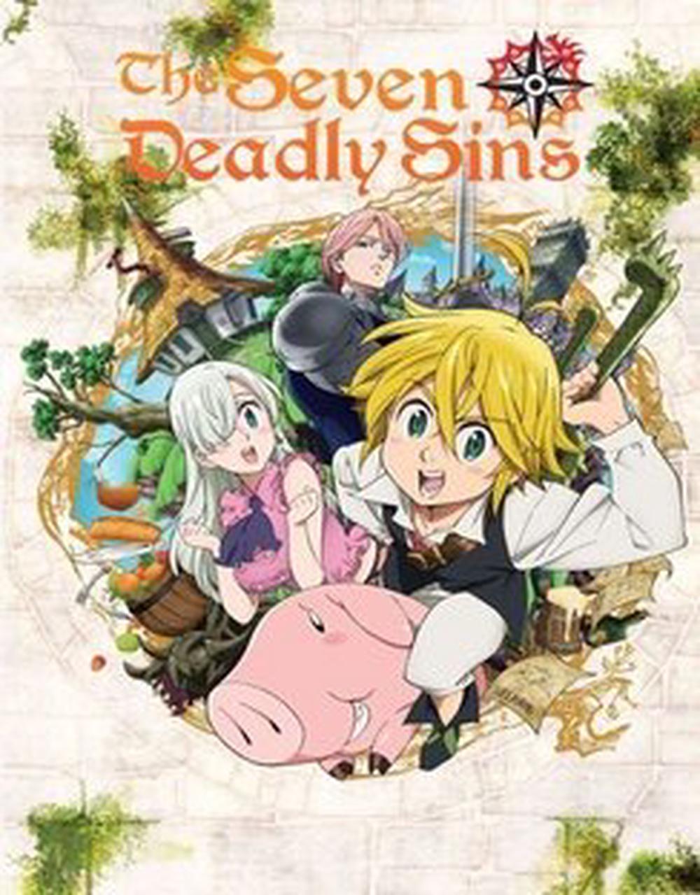 Seven Deadly Sinsseason One Part One Blu Ray Region 1 Free Shipping 2094