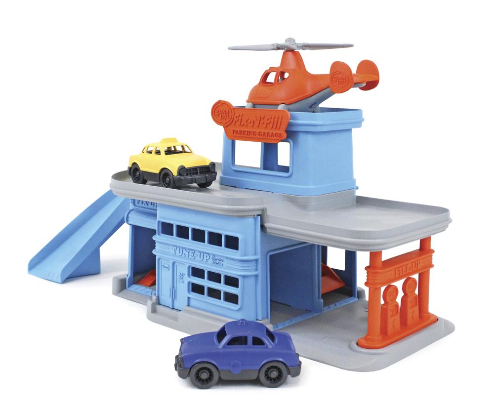 green toys parking garage