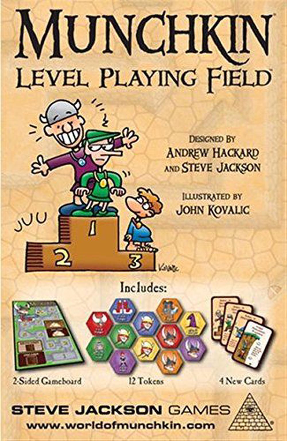 Munchkin Level Playing Field Card Game Steve Jackson Games Free