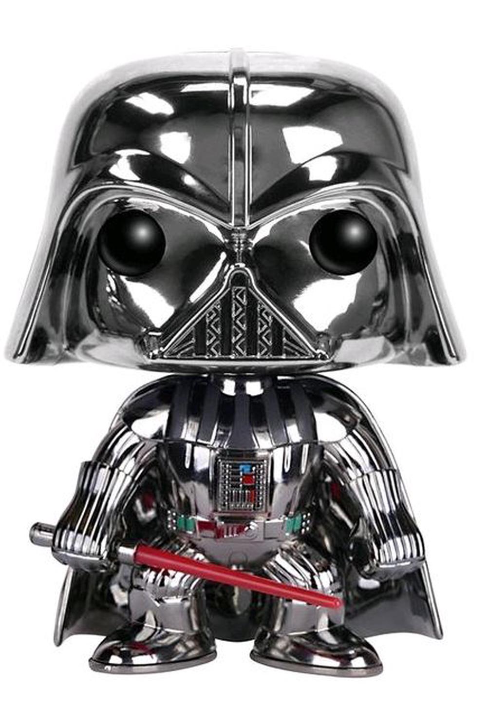Darth Vader Pop Vinyl Star Wars - Darth Vader Chrome Pop! Vinyl Figure - FunKo Free Shipping