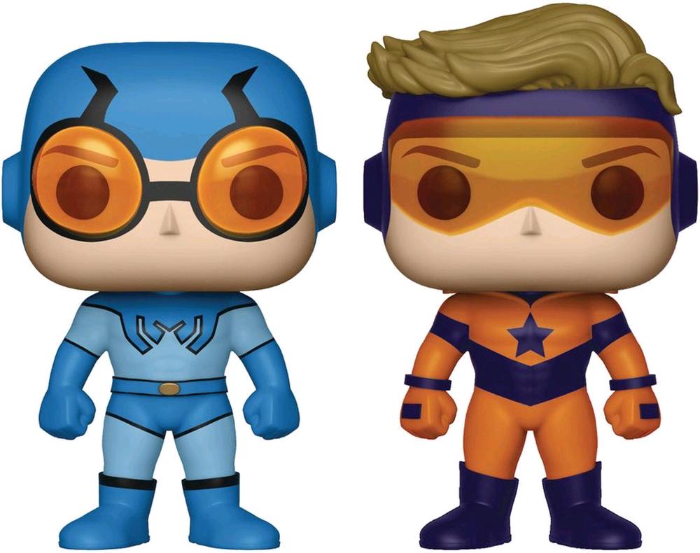 booster gold and blue beetle funko pop