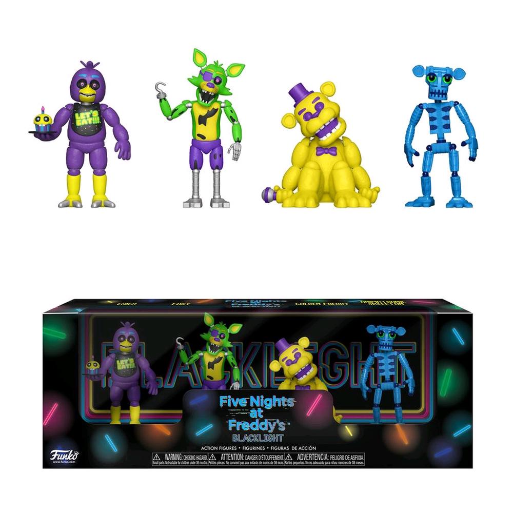 Fnaf blacklight figures Clearance