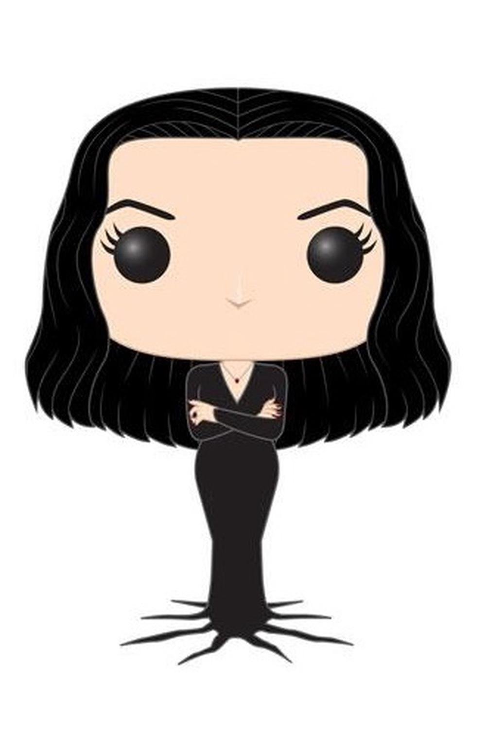 morticia addams pop figure