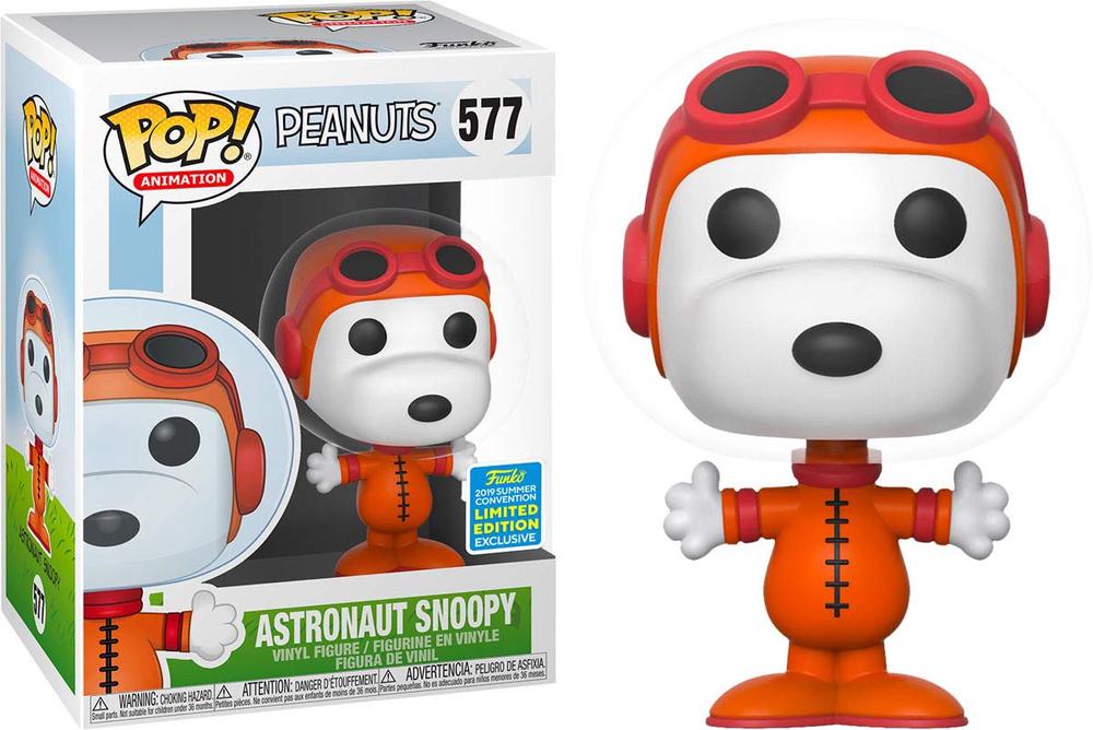 Peanuts Astronaut Snoopy Pop Vinyl Funko Free Shipping Ebay