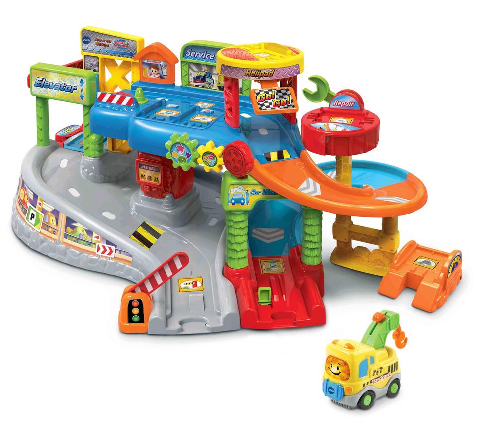 argos vtech toot toot garage