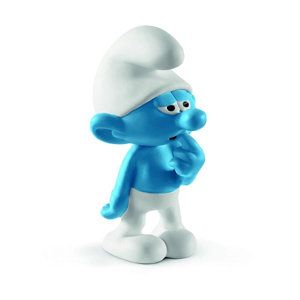 plastic smurf figurines