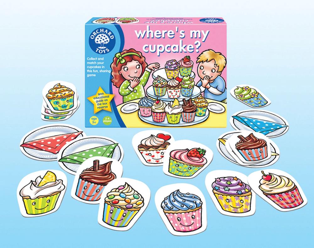 Where's my cupcake? game Orchard Toys Free Shipping Where's my cupcake? game Orchard Toys Free Shipping