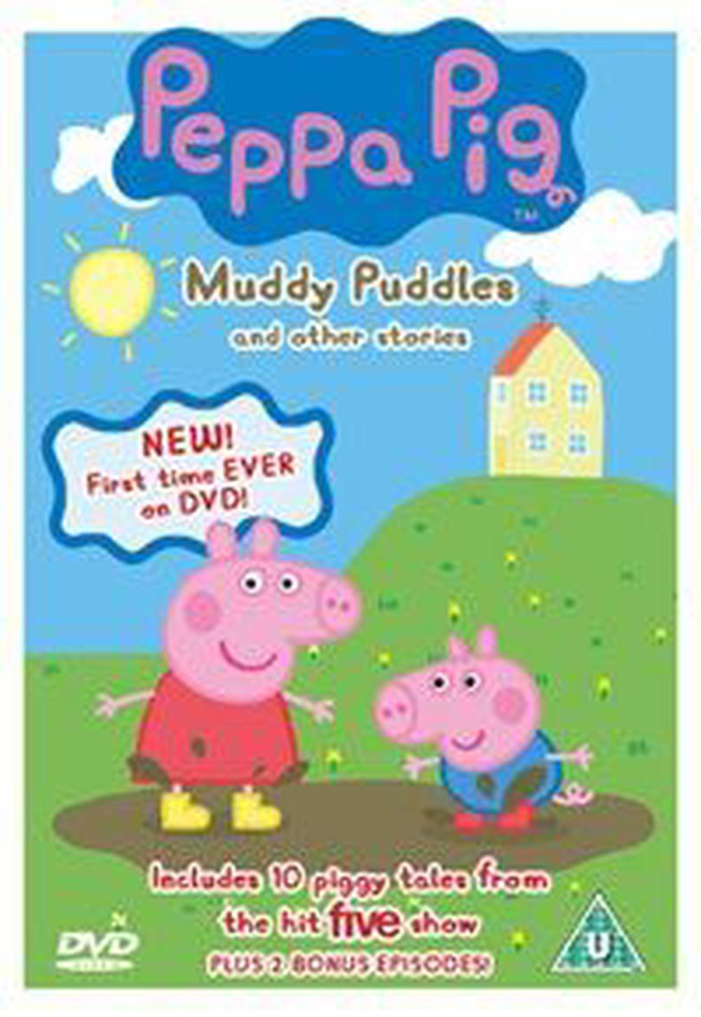 Peppa Pig Muddy Puddles And Other Stories Dvd Region 2 Free Shipping