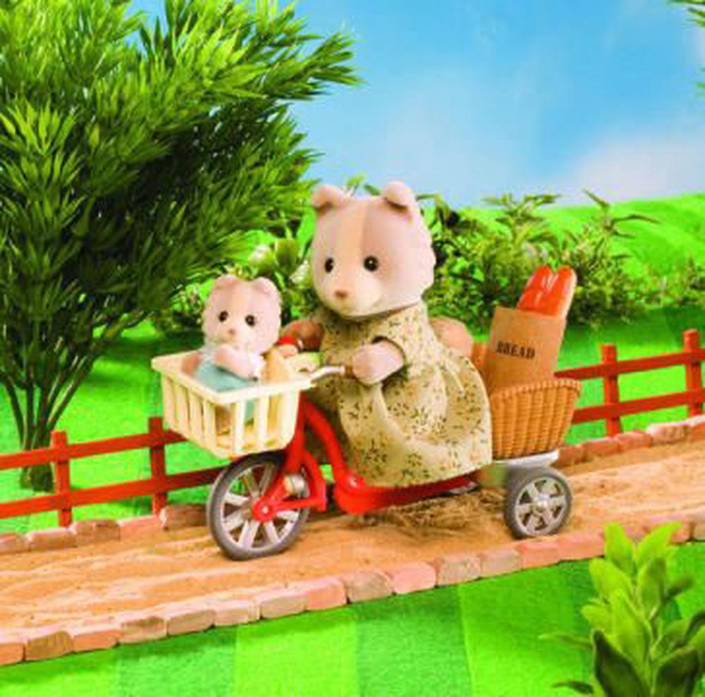 sylvanian families cycling adventure