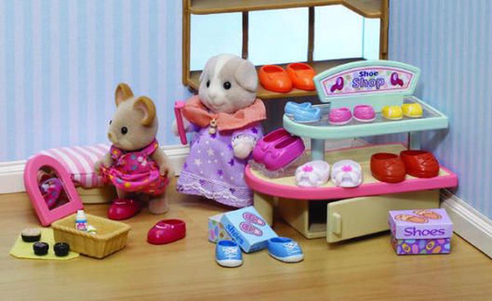 sylvanian families shoe store