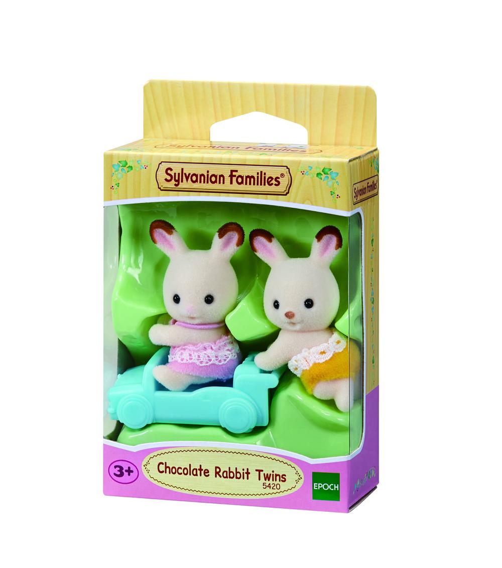 Chocolate Rabbit Twins - Sylvanian Families Free Shipping! | eBay