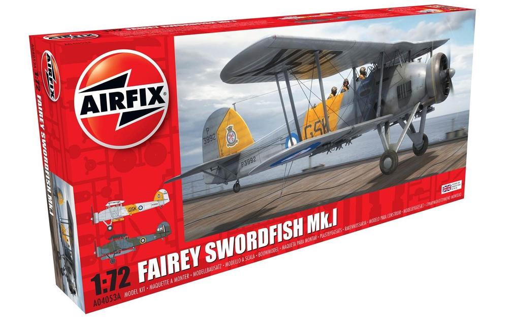 172 Model Kit Fairey Swordfish Mk.I Airfix Free Shipping