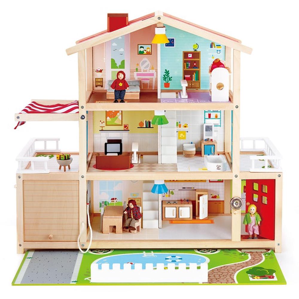hape doll family mansion reviews