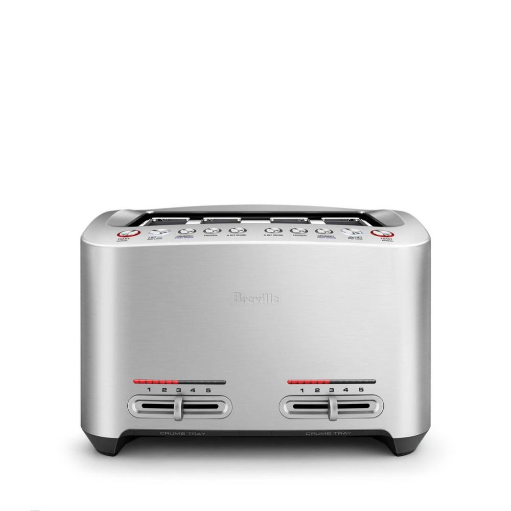 Breville The Smart Toast Toaster, 4 Slice Wide Silver Free Shipping! eBay