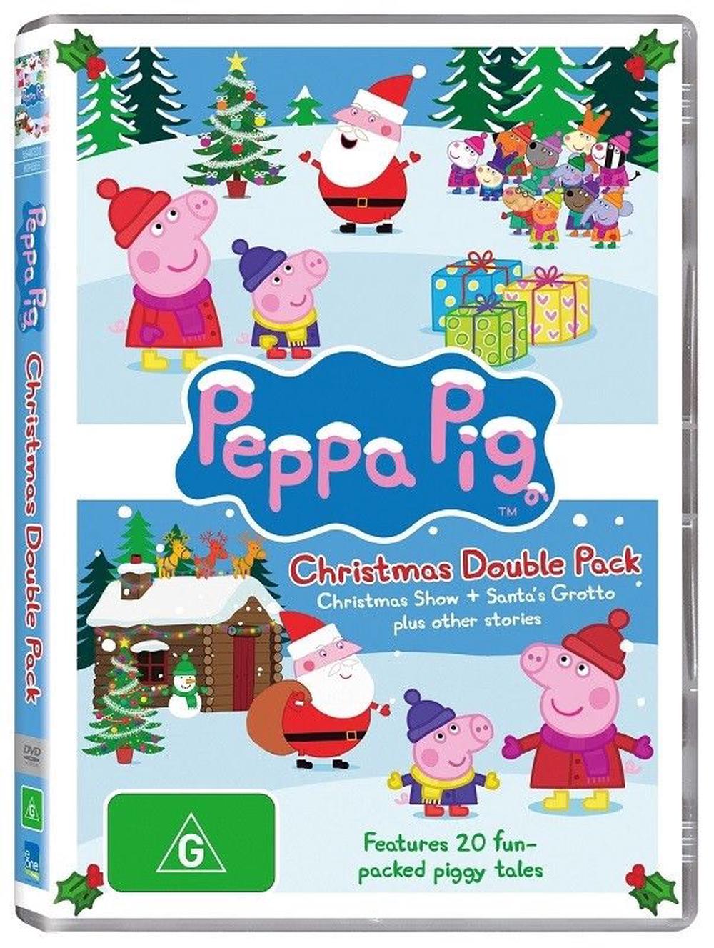 Peppa Pig Christmas Double Pack Dvd Region 4 Free Shipping