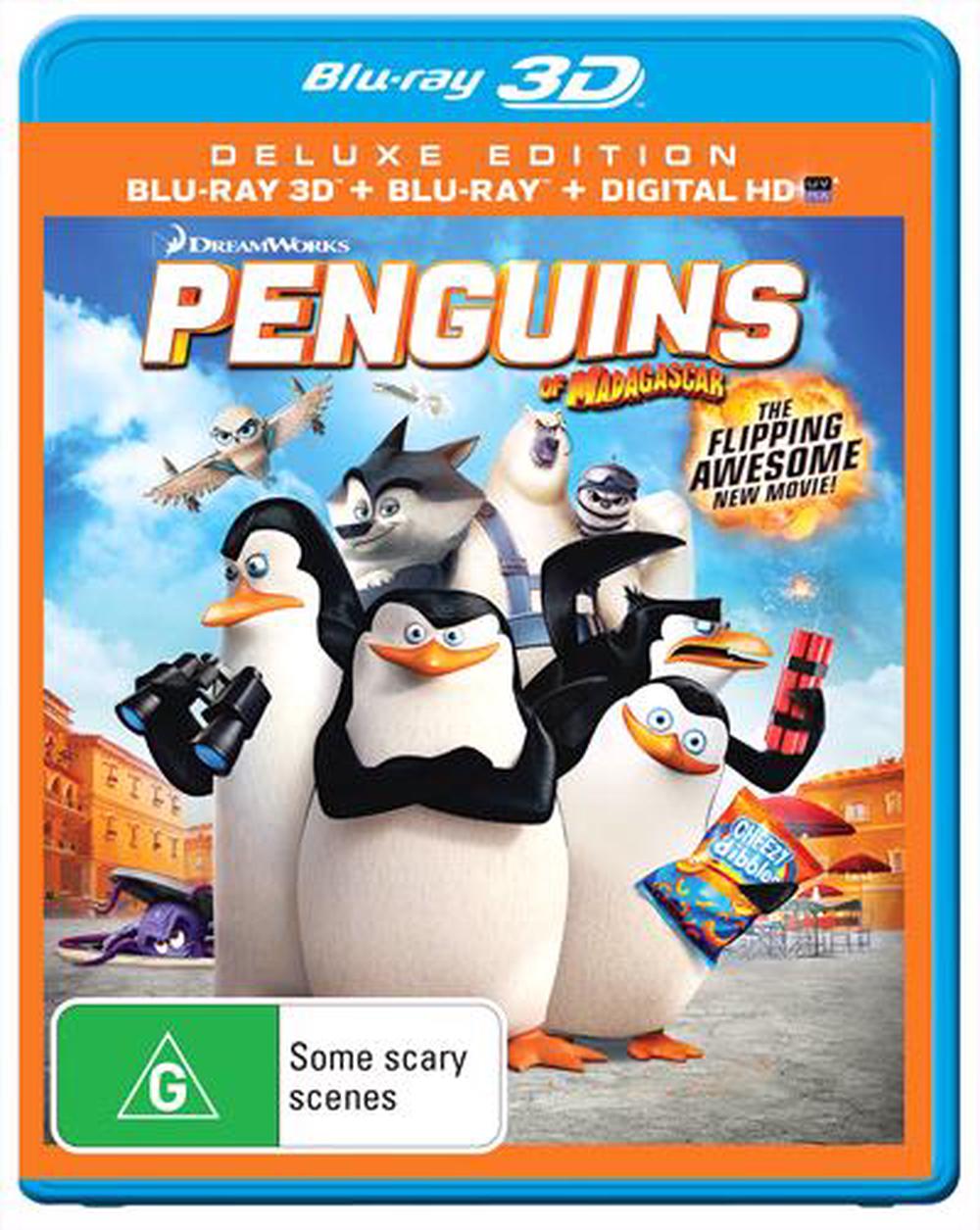 Penguins Of Madagascar - The Movie | 3D + 2D Blu-ray + UV - Blu Ray ...