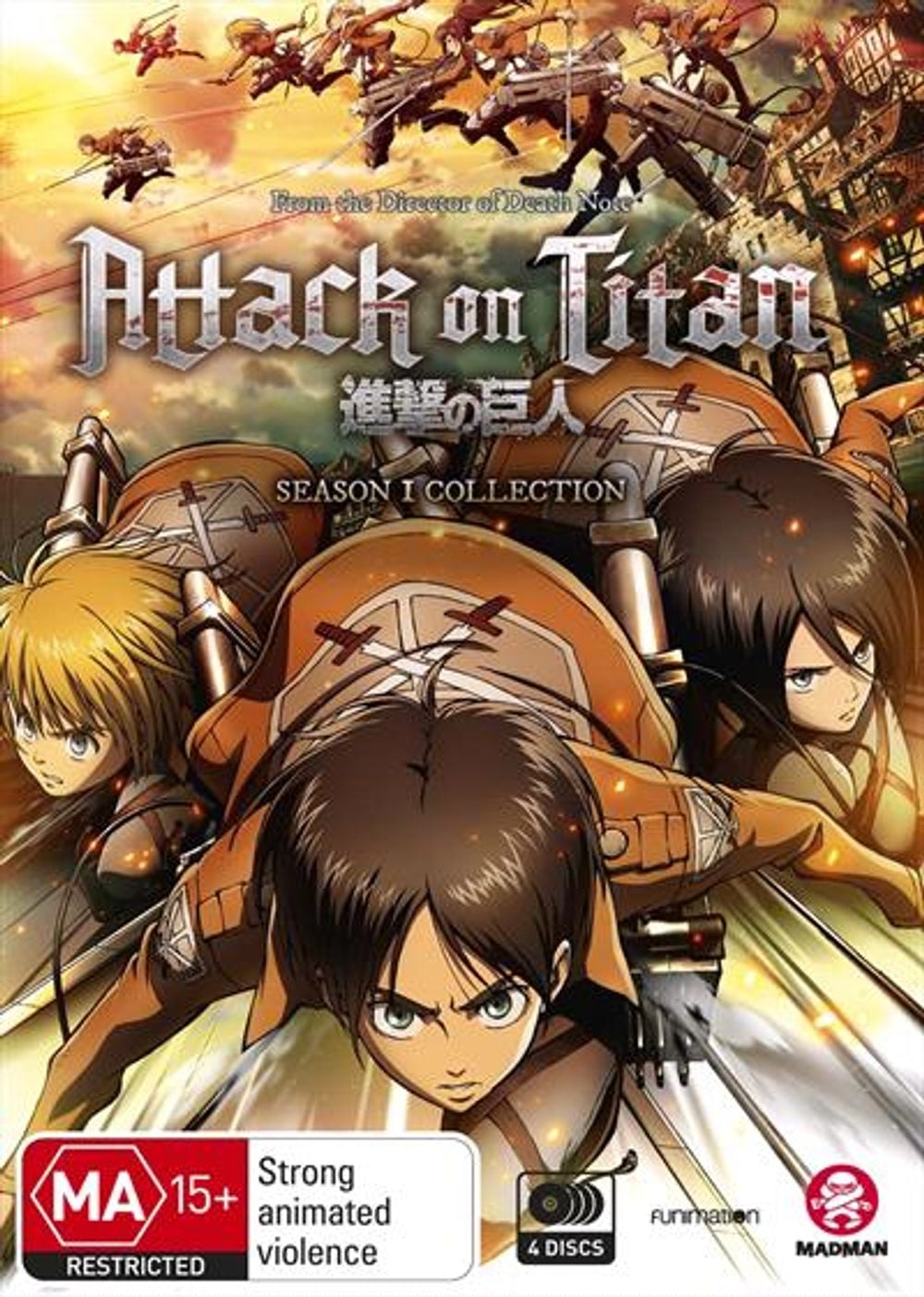 Attack On Titan Season 1 Dvd