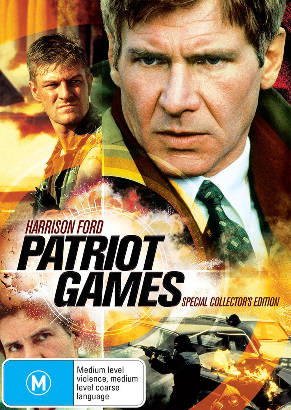 Patriot Games (Special Collector's Edition) DVD Region 4 Free