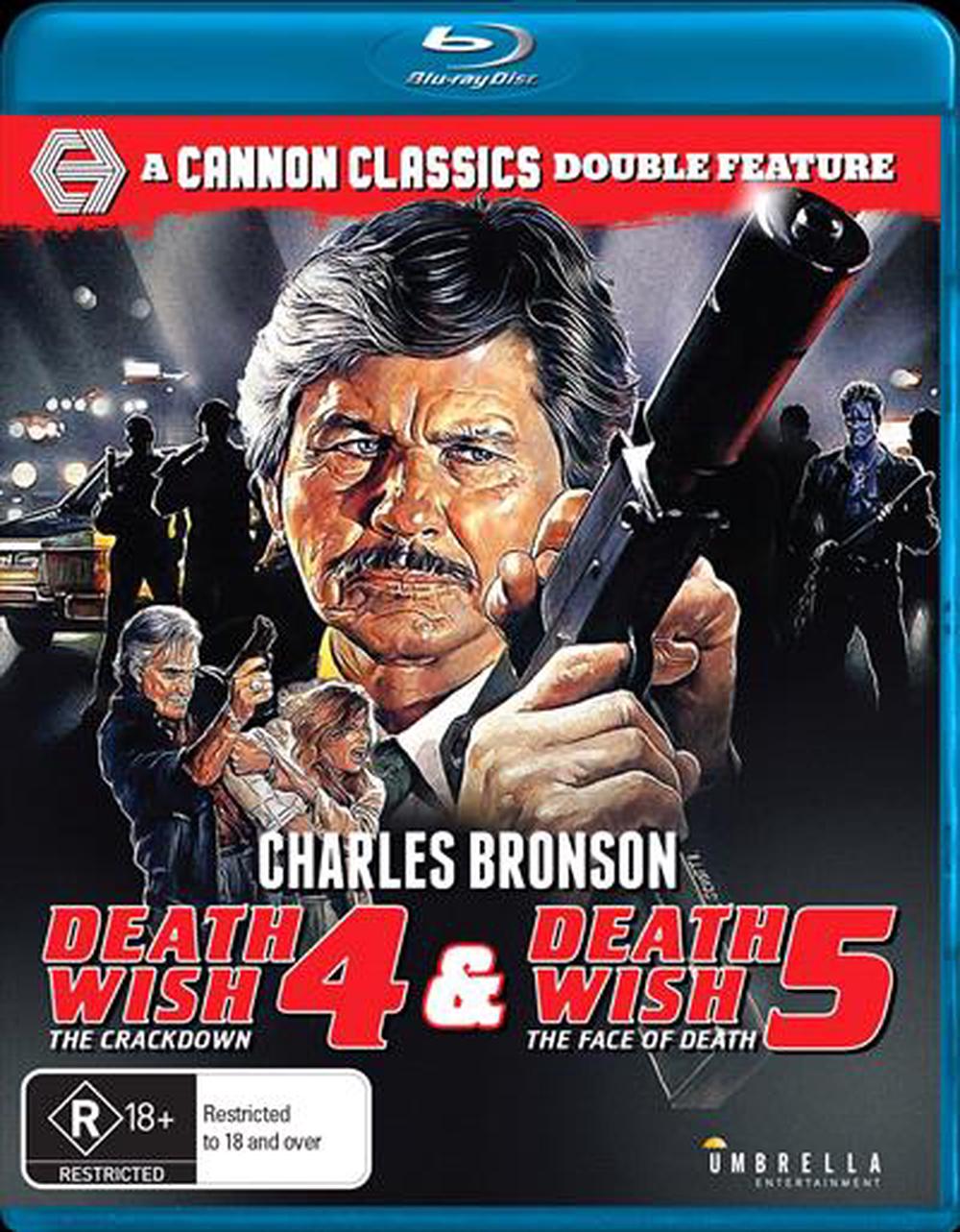 Death Wish 4 / Death Wish 5 Blu Ray Region A,B,C Free Shipping