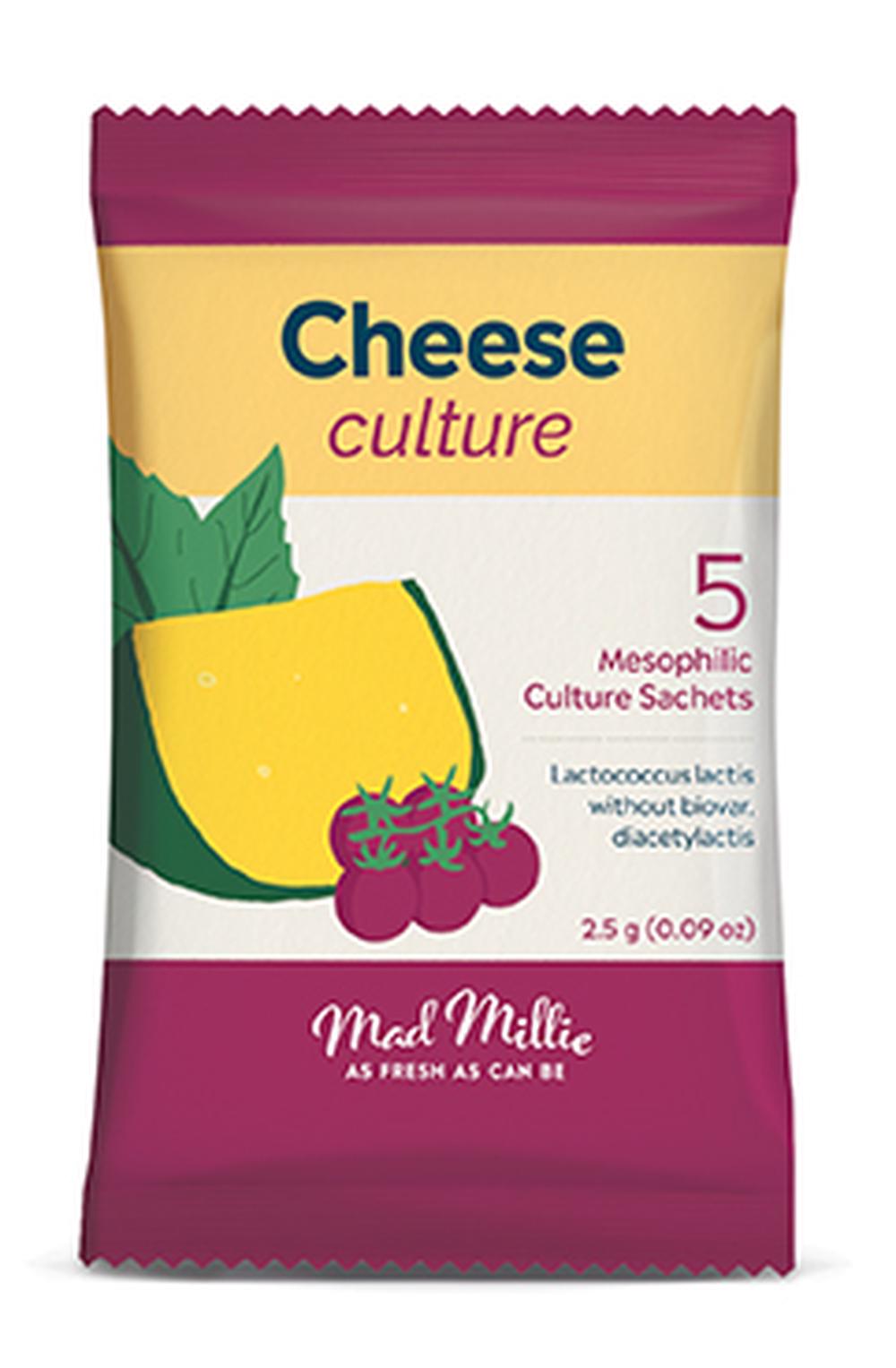 Mad Millie Mesophilic Cheese Culture, 5 Sachets Free Shipping! eBay