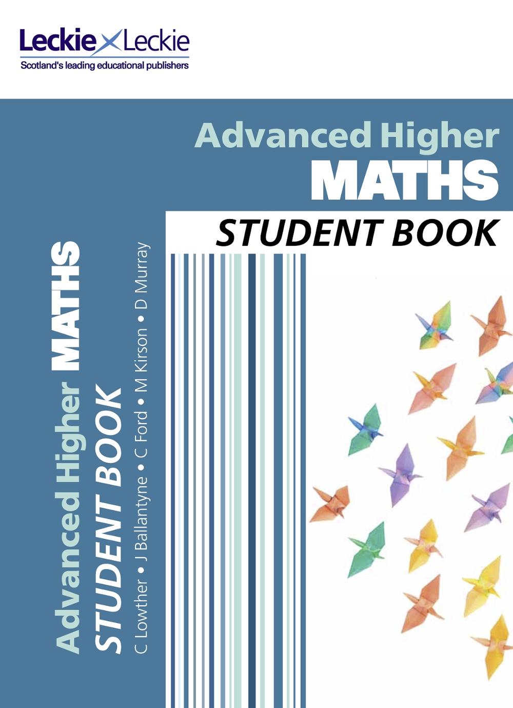 Advanced Higher Maths Student Book by Leckie & Leckie Paperback Book Free Shippi 9780008209032 Advanced Higher Maths Student Book by Leckie & Leckie Paperback Book Free Shippi 9780008209032