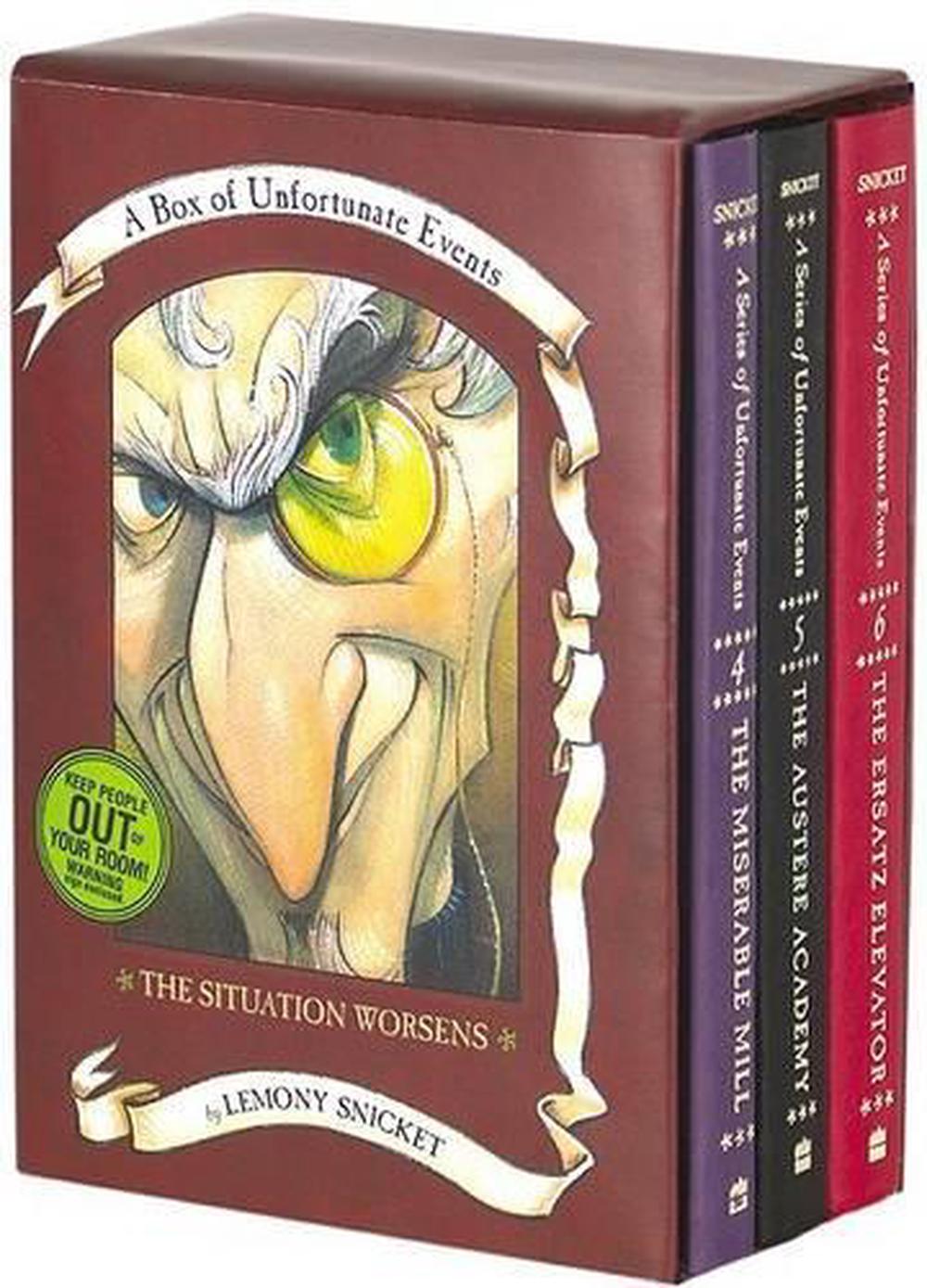Box of Unfortunate Events The Situation Worsens Books 46 by Lemony