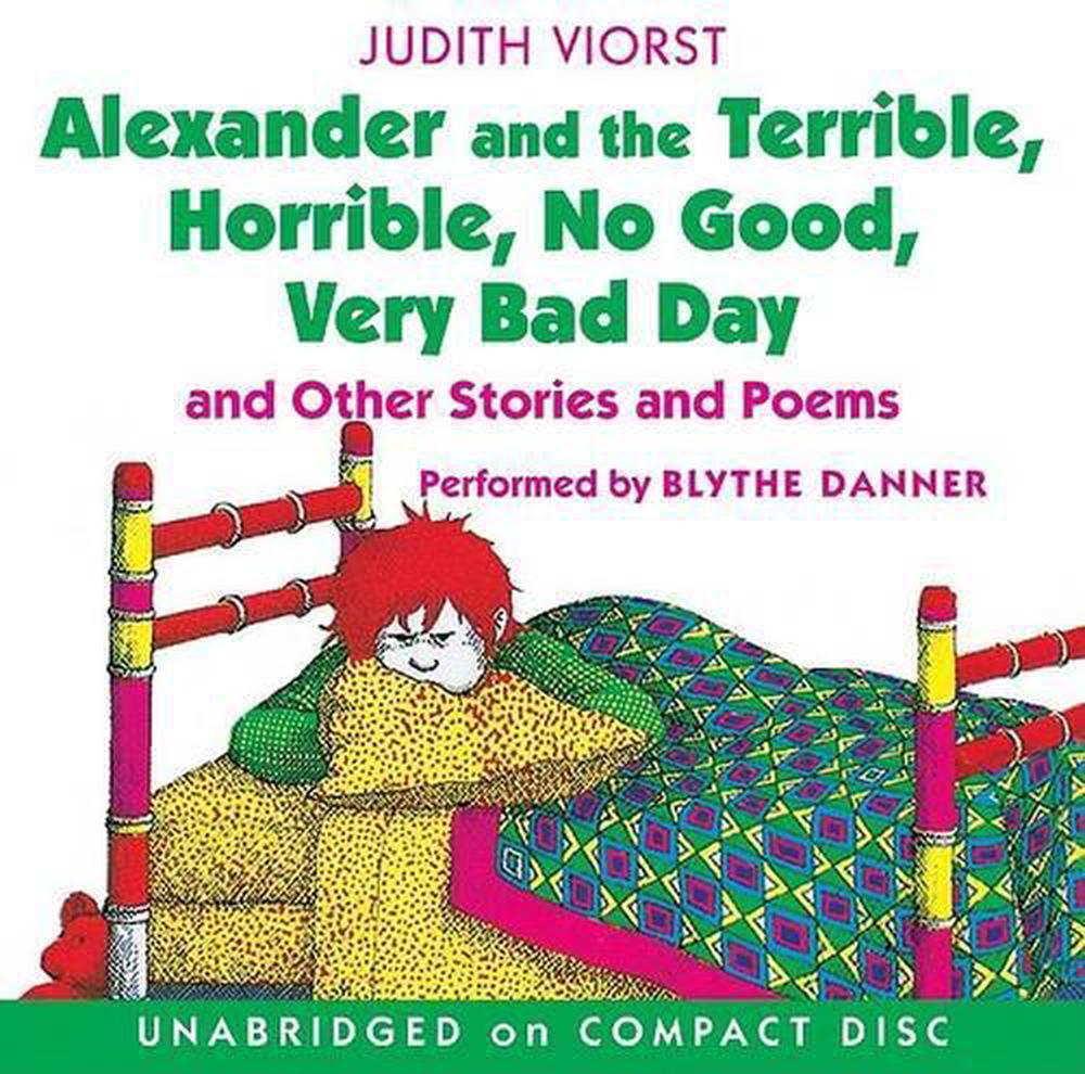 Alexander And The Terrible Horrible No Good Bad Day Book Alexander and the Terrible, Horrible, No Good, Very Bad Day CD by