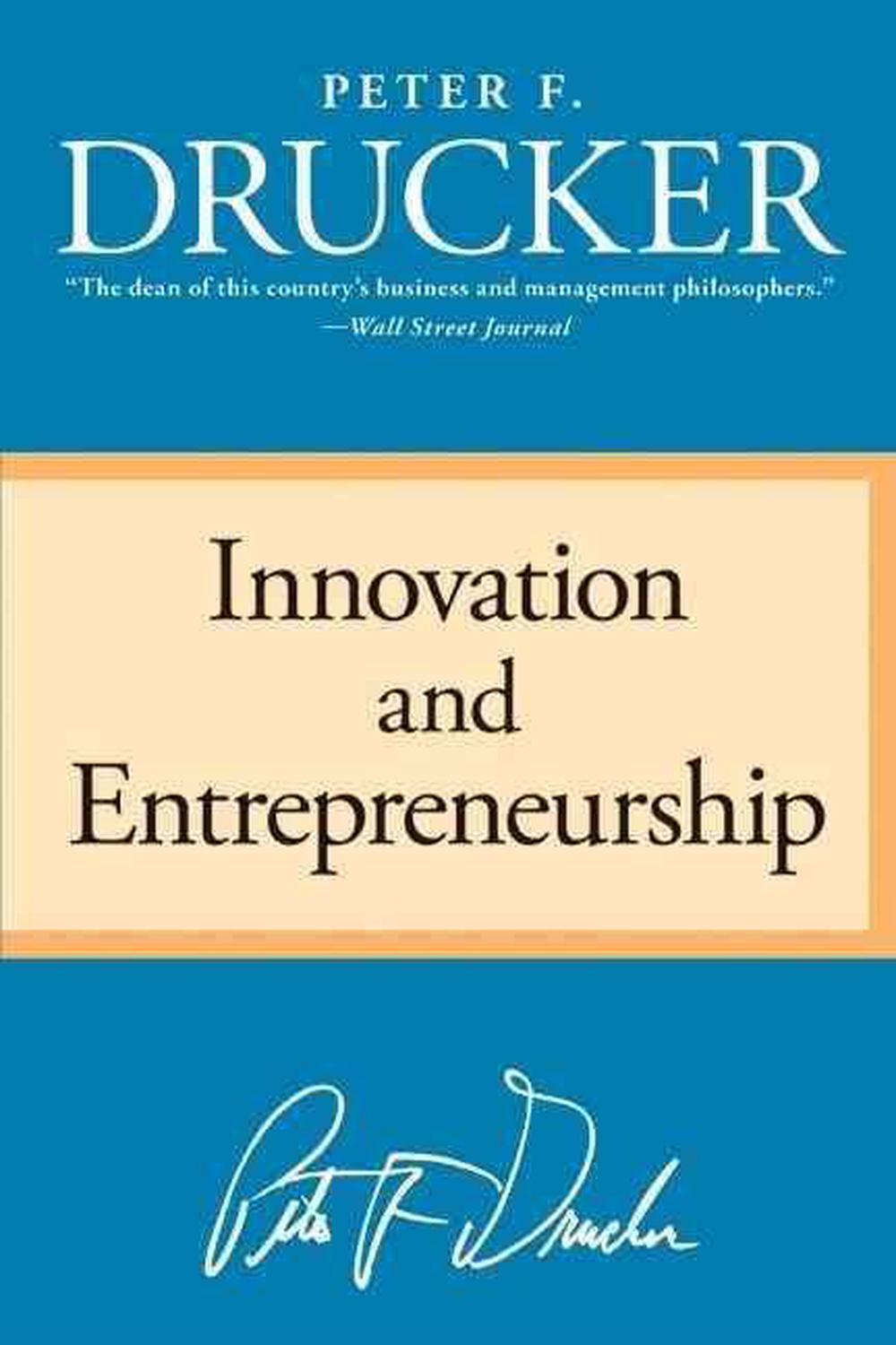 Innovation and Entrepreneurship by Peter F. Drucker (English) Paperback ...