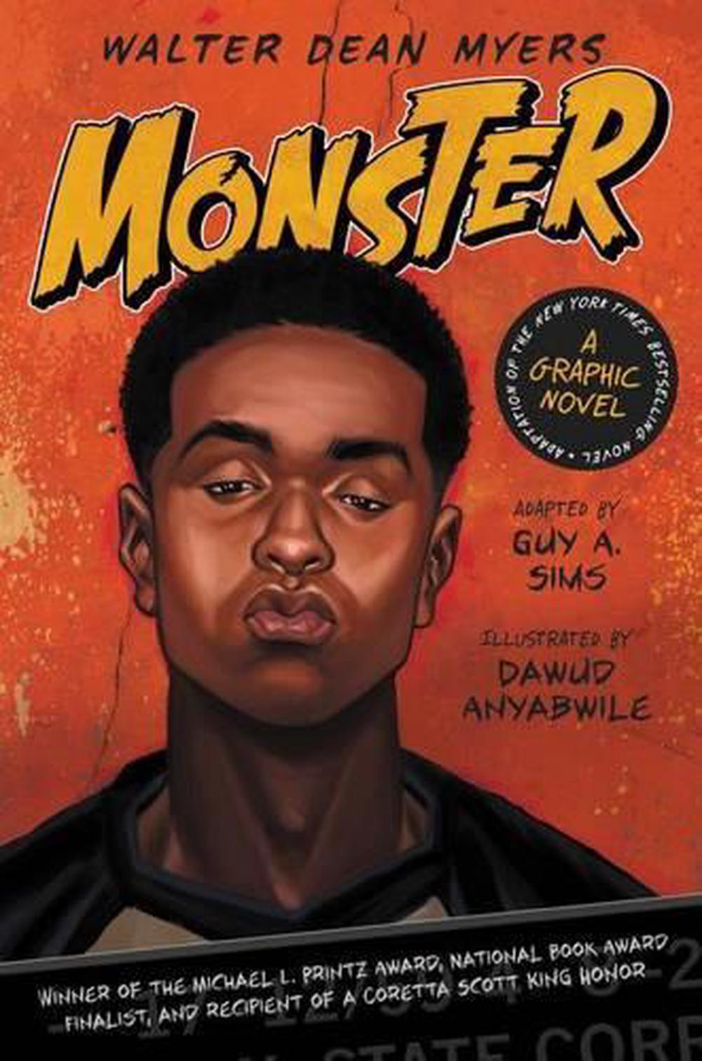 I Must Become A Monster Novel Monster: A Graphic Novel by Guy A. Sims (English) Hardcover Book Free
