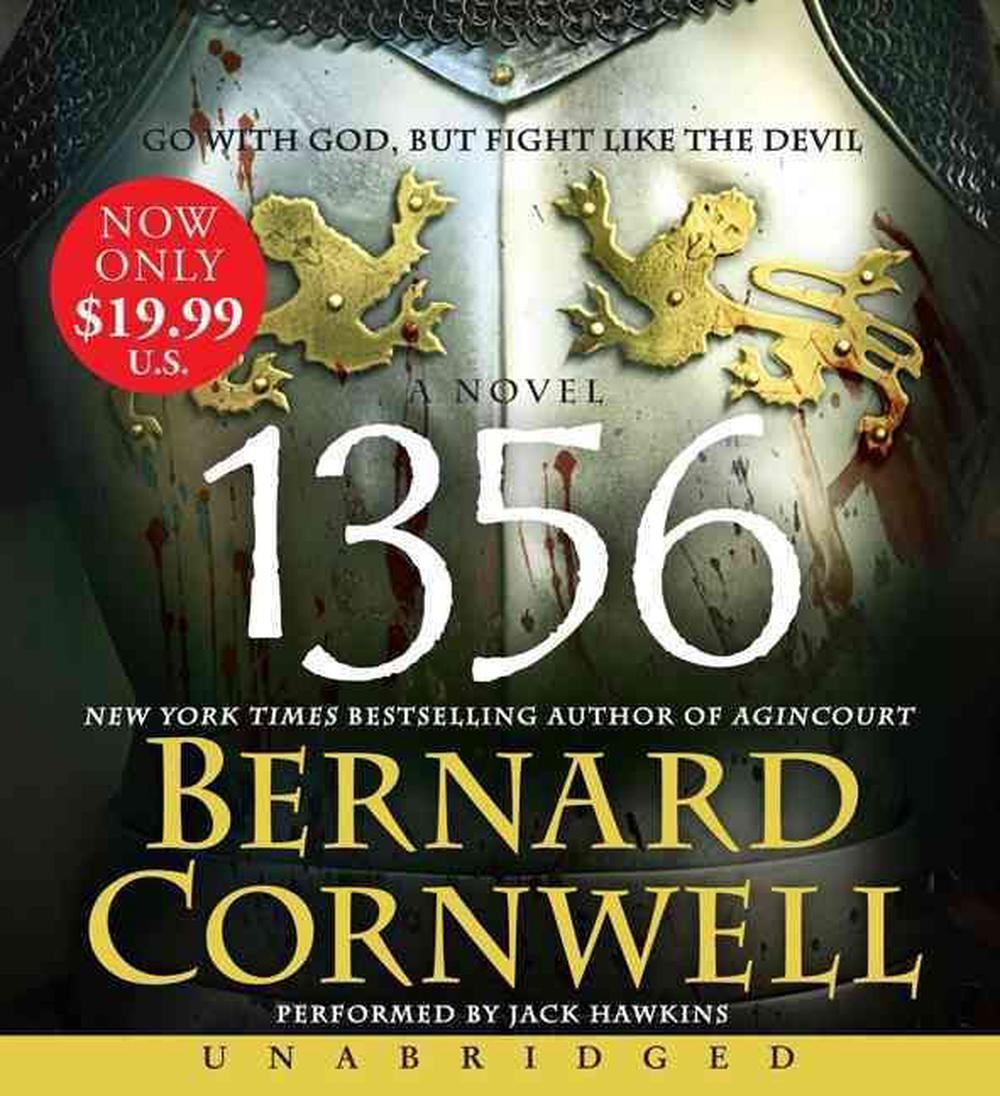 1356 by Bernard Cornwell (English) Compact Disc Book Free Shipping