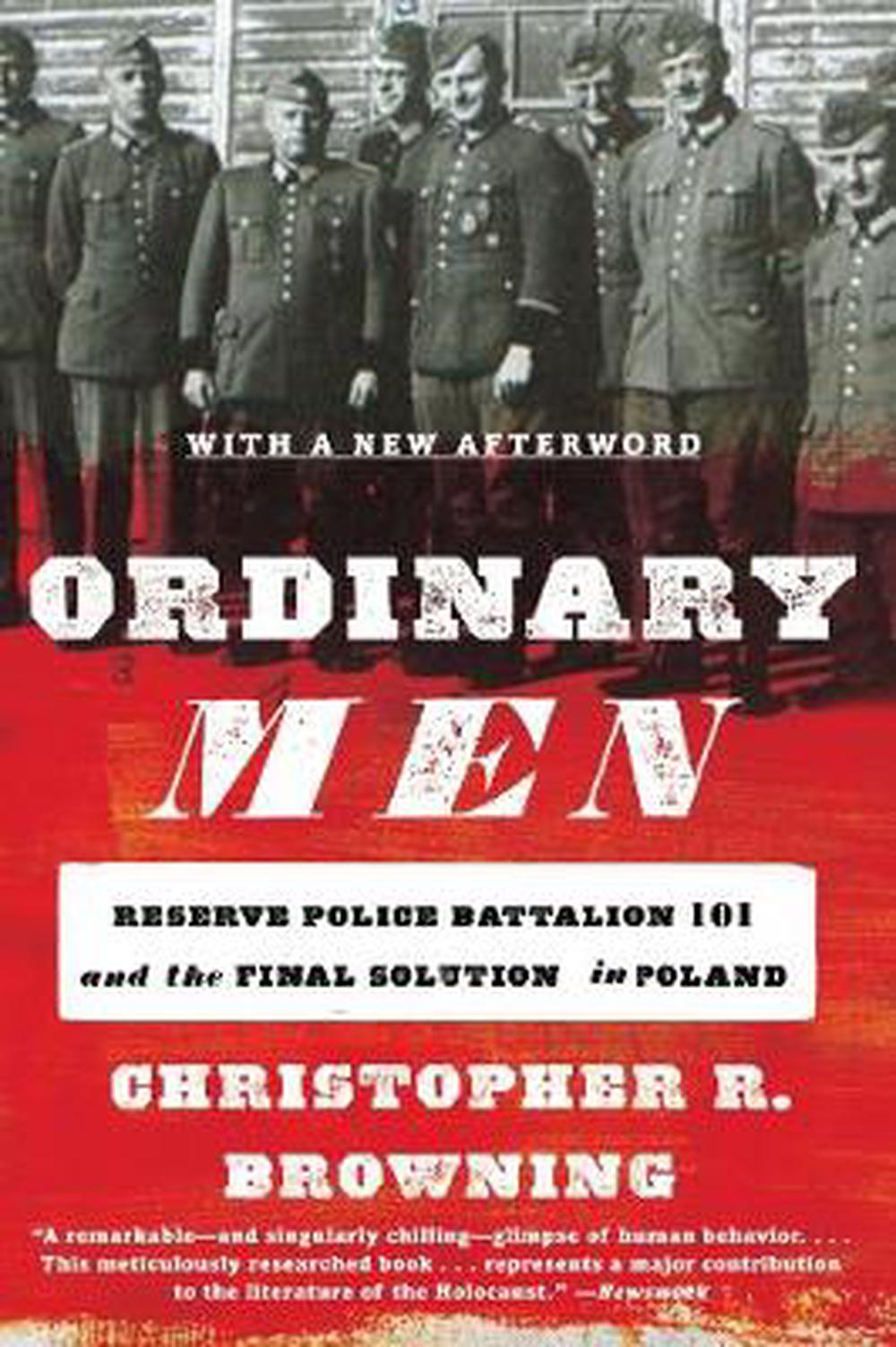Ordinary Men by Christopher R. Browning (English) Paperback Book Free