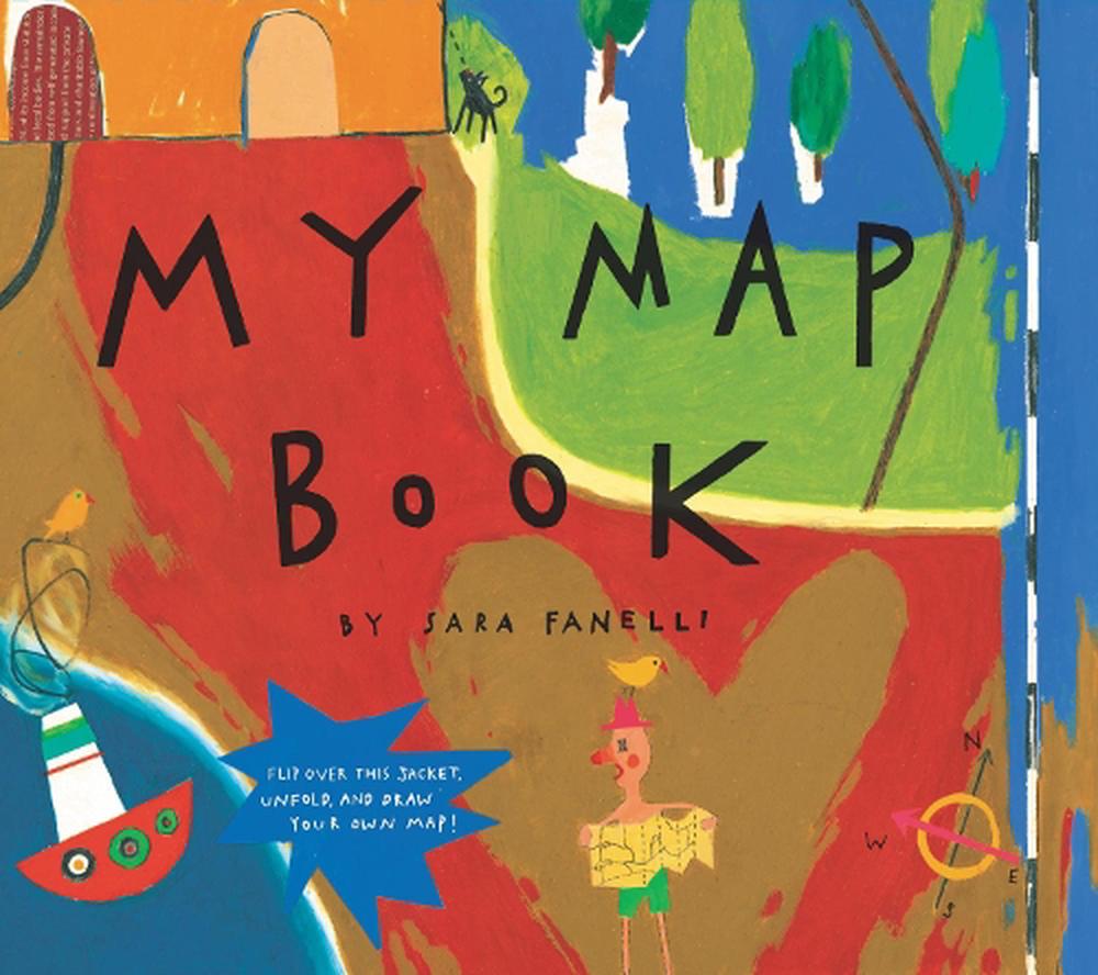 My Map Book by Sara Fanelli (English) Hardcover Book Free Shipping ...