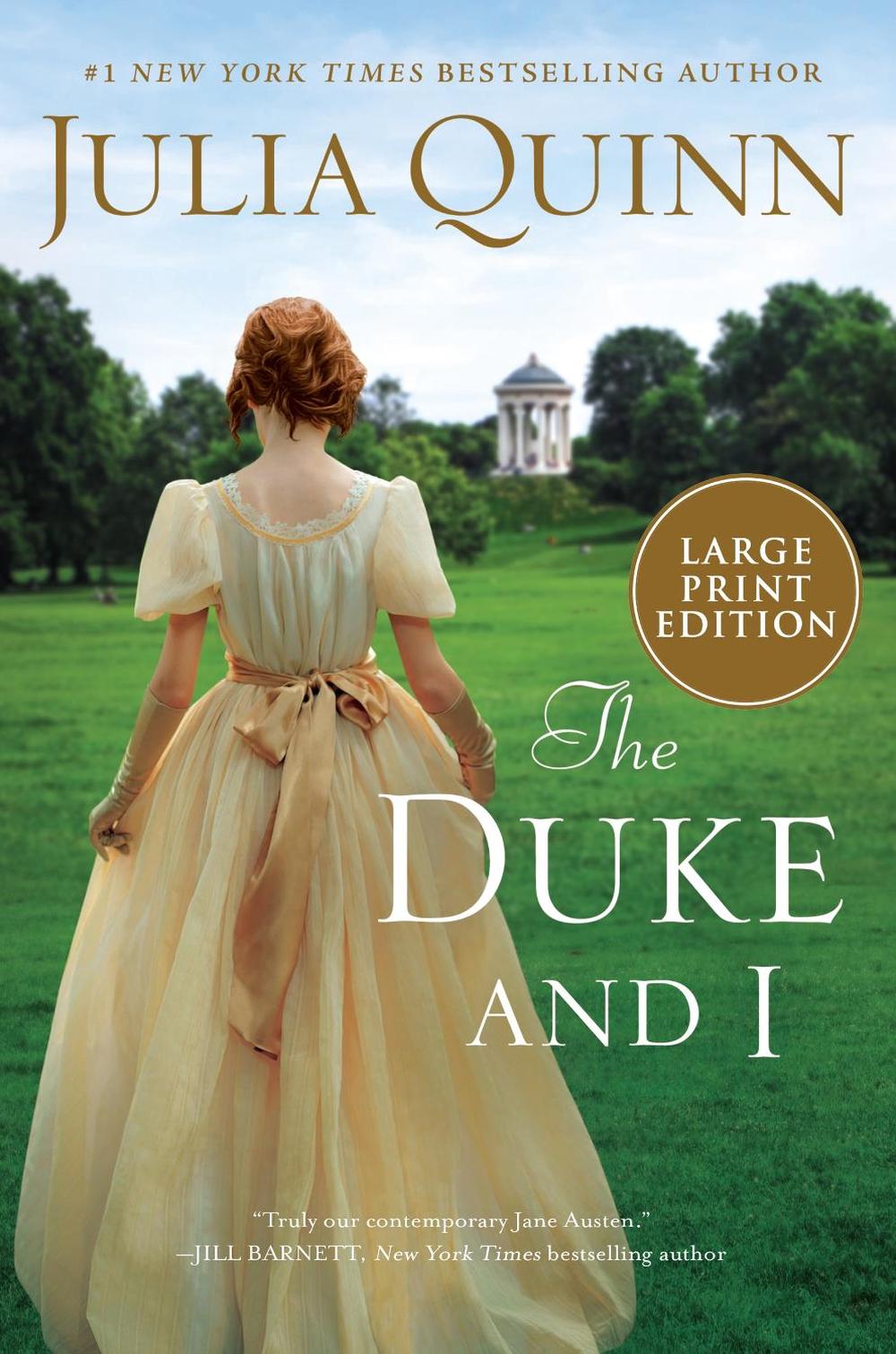 The Duke And I [Large Print] Bridgerton by Julia Quinn (English