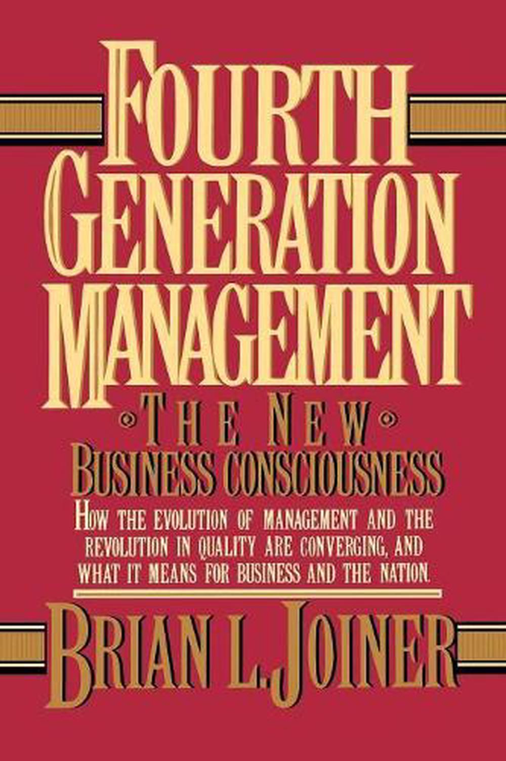 Fourth Generation Management by Brian Joiner (English) Paperback Book