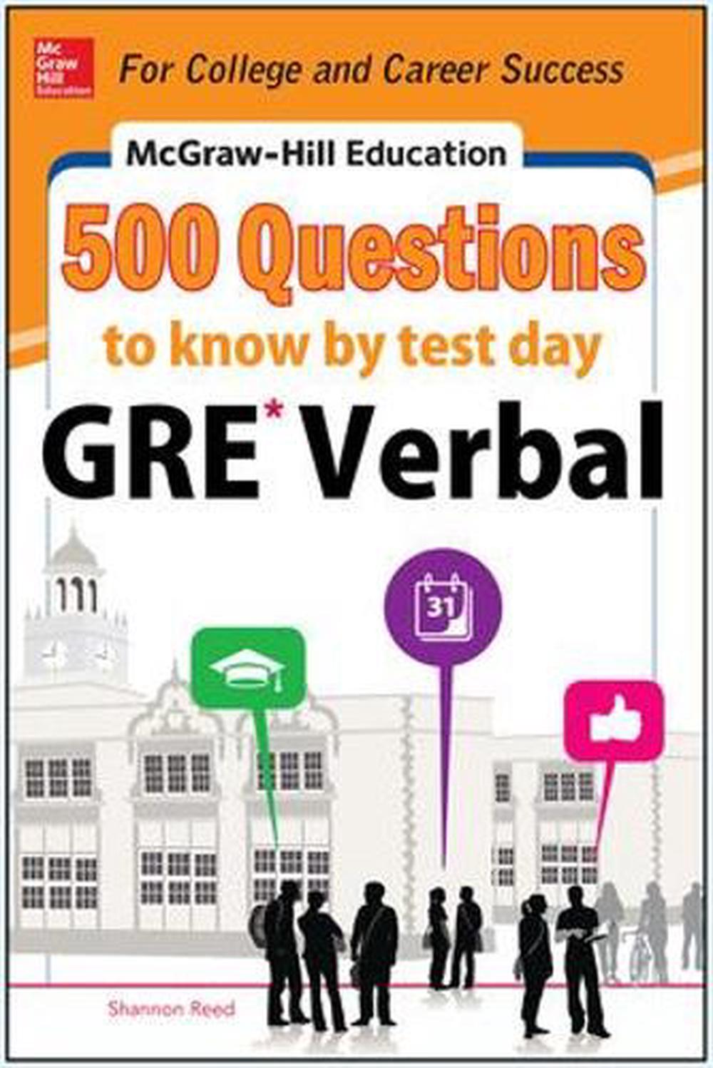 McGraw-Hill Education 500 GRE Verbal Questions to Know by Test Day by Sns-Brigh10