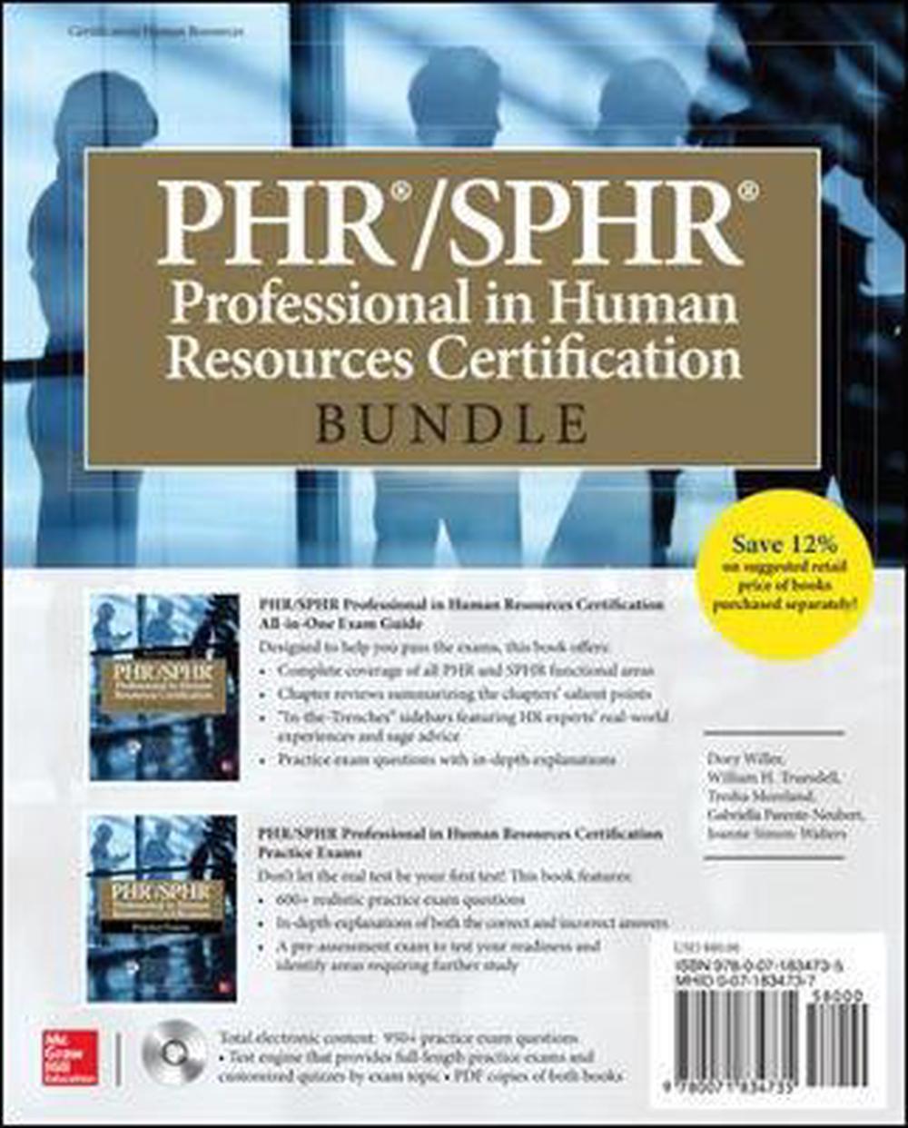 PHR/SPHR Professional in Human Resources Certification Bundle by Dory Willer (En 9780071834735