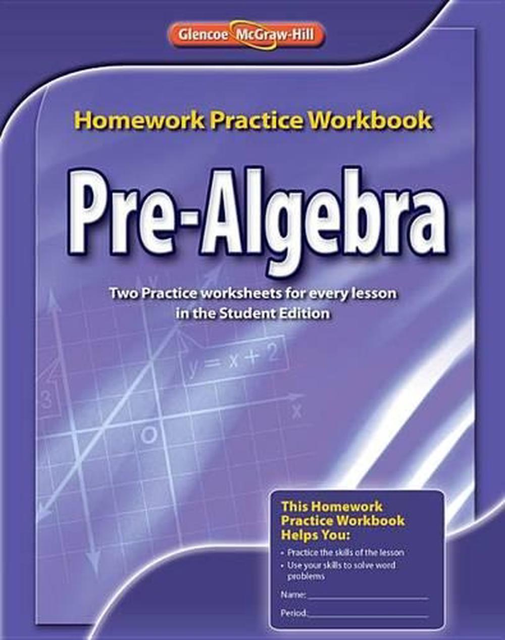 homework practice workbook pre algebra answers