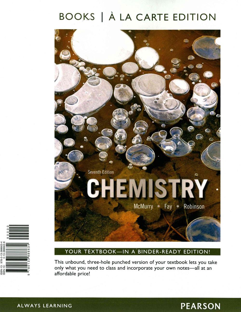 Chemistry, Books a la Carte Edition and Modified Masteringchemistry with  Pearson Etext & Valuepack Access Card