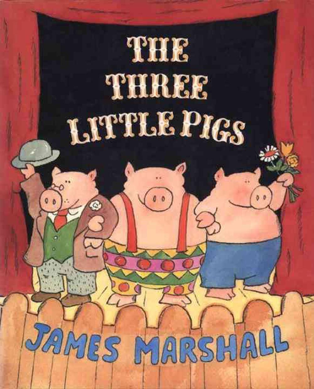 the three little pigs by james marshall read aloud