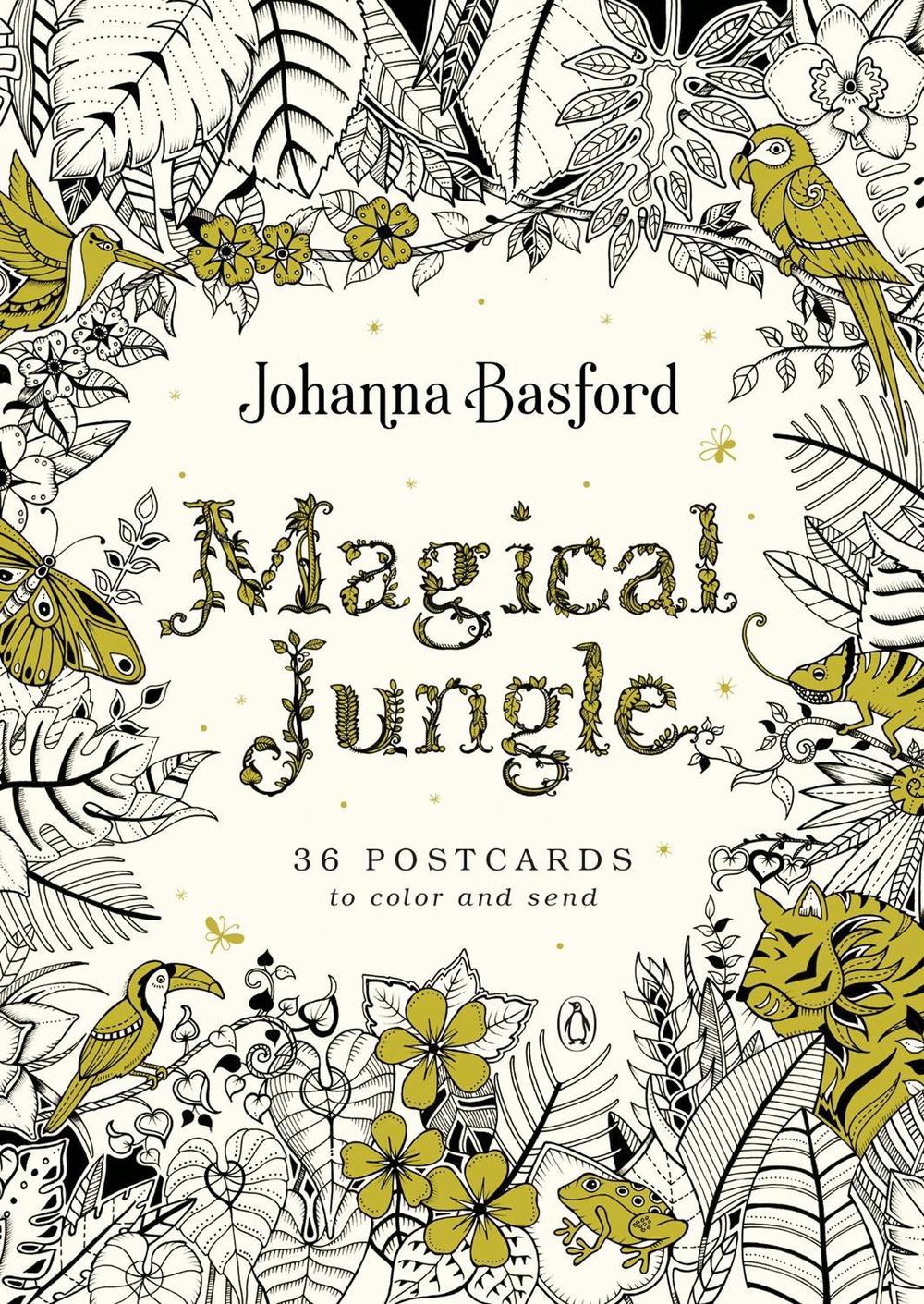 Magical Jungle: 36 Postcards to Color and Send by Johanna Basford ...
