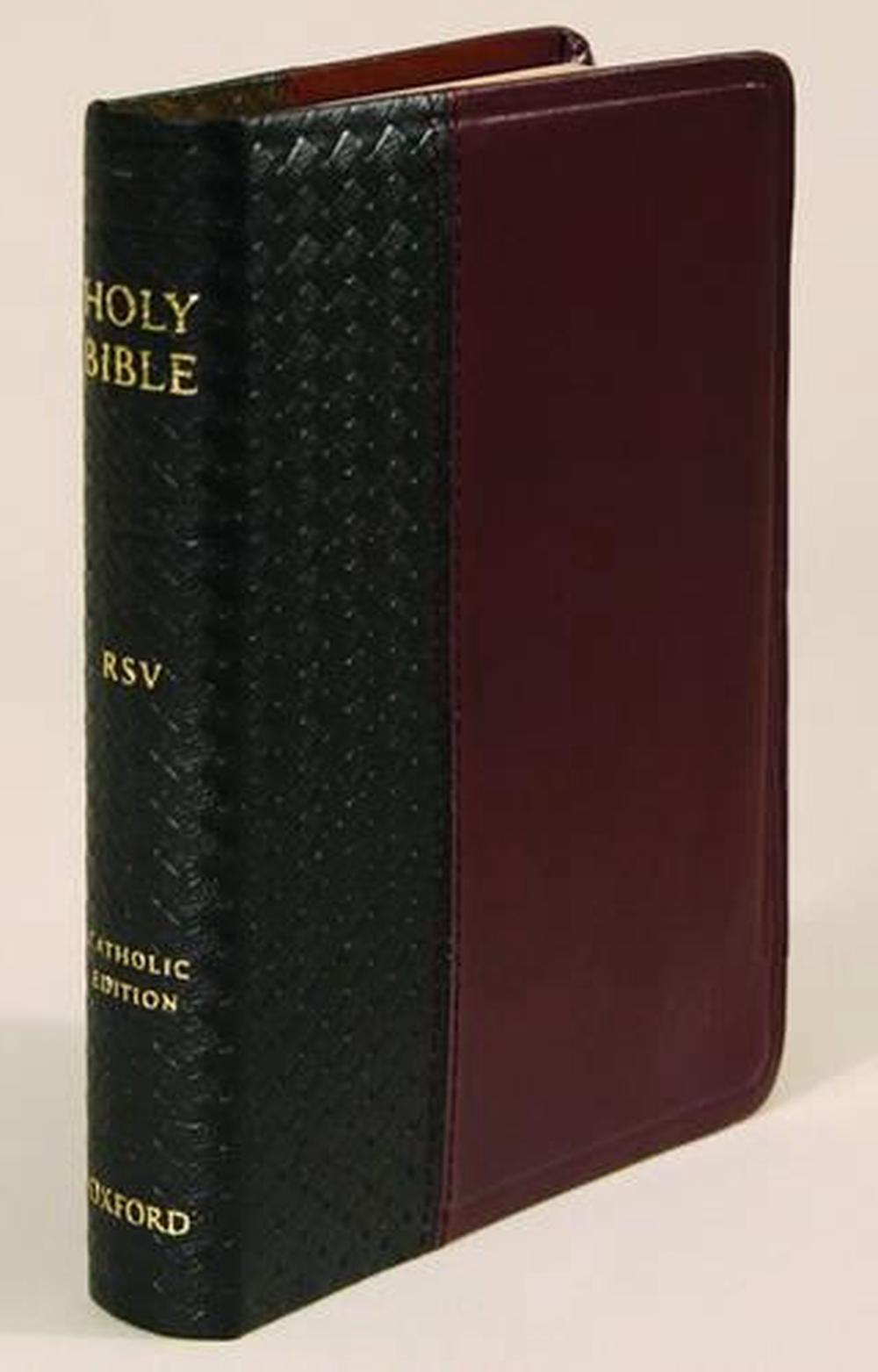 Catholic Bible-RSV-Compact (English) Bonded Leather Book Free Shipping ...